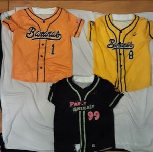 3 For $10 Kids Baseball Jersey Set -